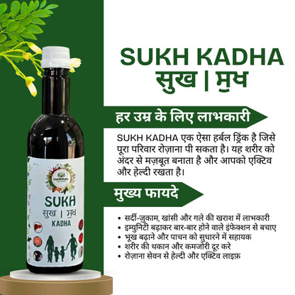 Vaid Sukhdev Ayurveda Sukh Kadha – For Liver Health & Fatty Liver (100g / 500ml)
