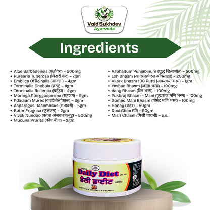 Vaid Sukhdev Ayurveda Daily Diet Avleh – Complete Nutrition in Ayurveda