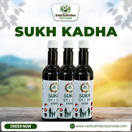 Vaid Sukhdev Ayurveda Sukh Kadha – For Liver Health & Fatty Liver (100g / 500ml)