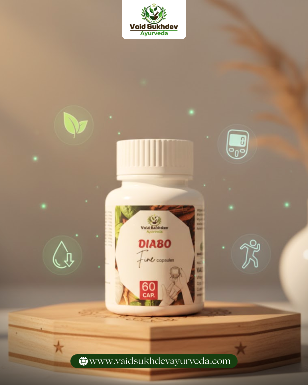 Diabo Fine Capsules – Ayurvedic Support for Diabetes & Healthy Blood Sugar Control
