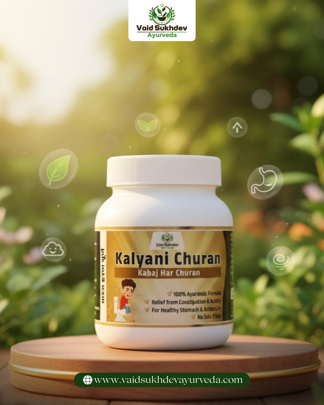 Kalyani Churan – Kabaj Har Ayurvedic Powder for Constipation & Acidity Relief