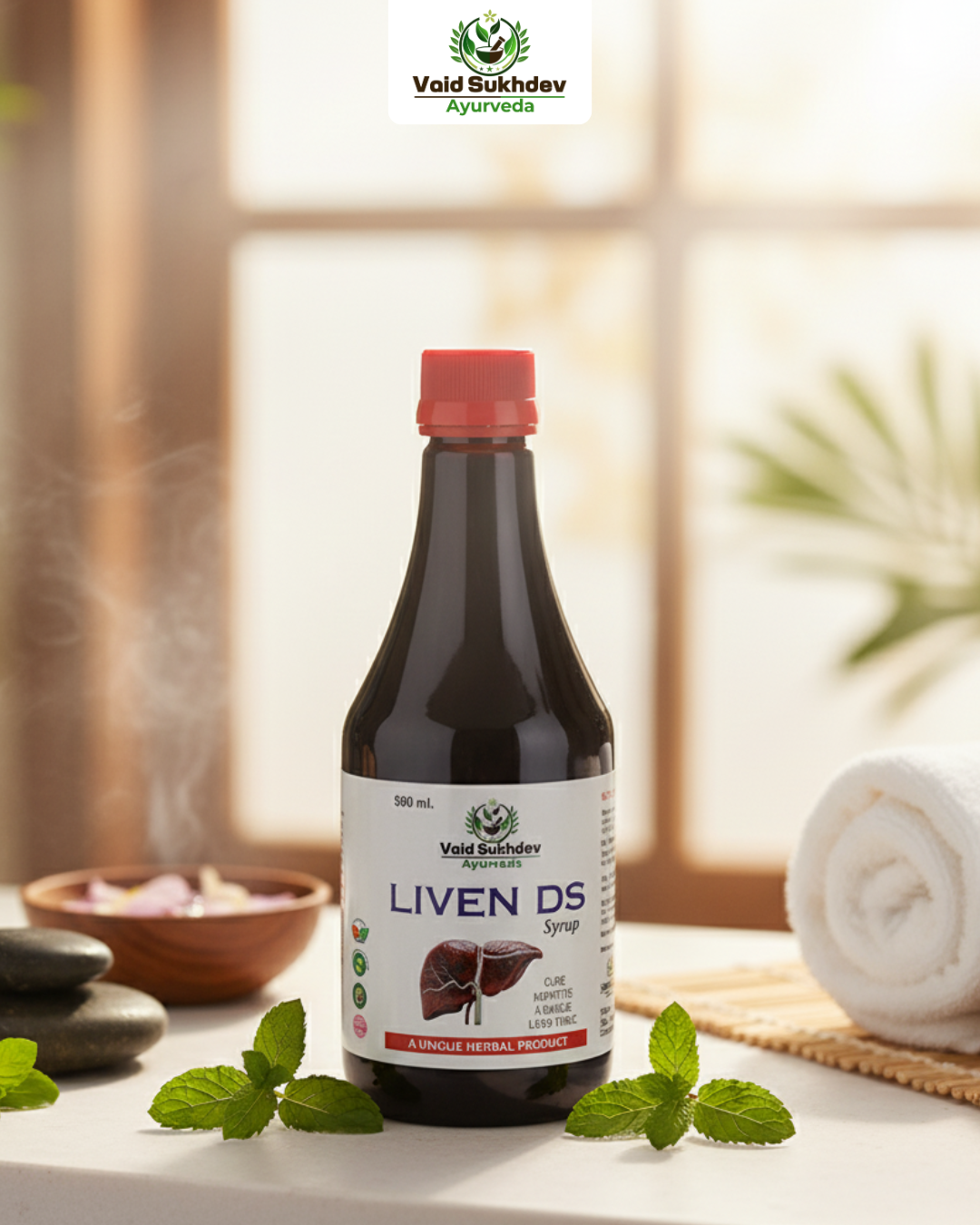 Liven DS Syrup – Ayurvedic Liver Tonic for Healthy Liver & Better Digestion
