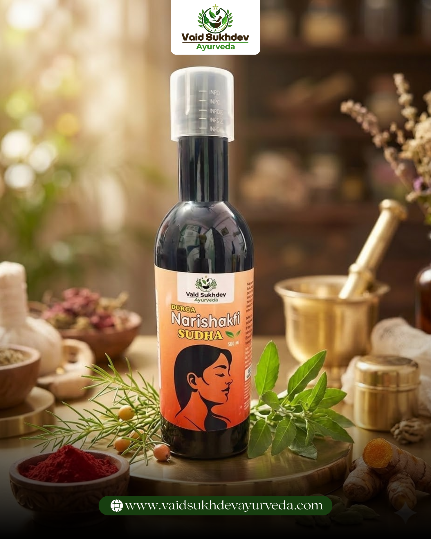 Durga Narishakti Sudha – Ayurvedic Women Wellness Tonic | Hormonal Balance & Strength Support