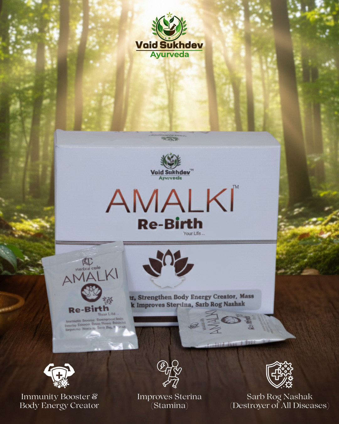 Amalki Re-Birth – Ayurvedic De-Addiction & Body Recovery Formula by Vaid Sukhdev Ayurveda