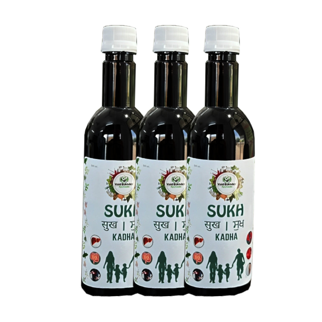 Vaid Sukhdev Ayurveda Sukh Kadha – For Liver Health & Fatty Liver (100g / 500ml)